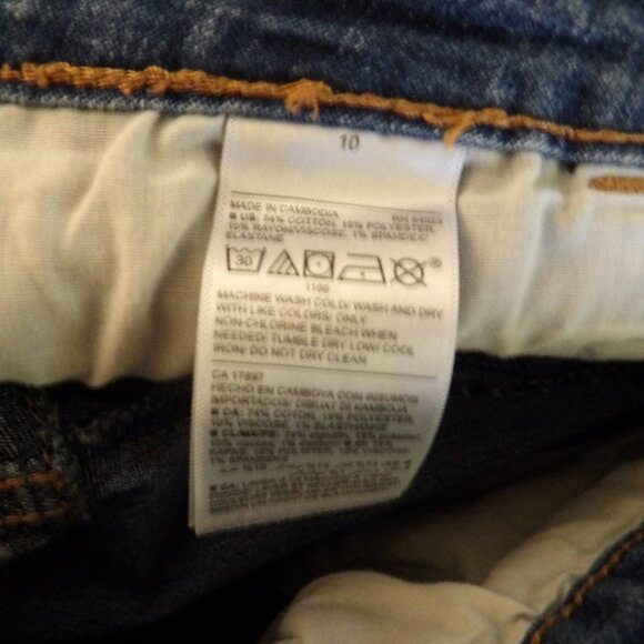 Old Navy Super Skinny Blue Jeans Sz 10 - Picture 6 of 6